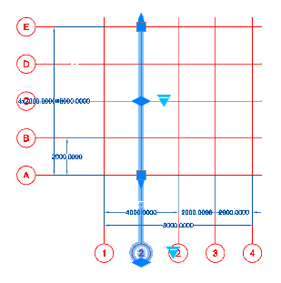 CAD drawing Adding axis to the array 17