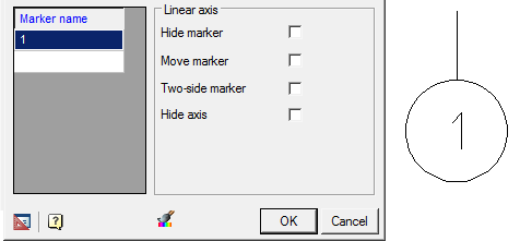 CAD drafting Array of polar axes 15