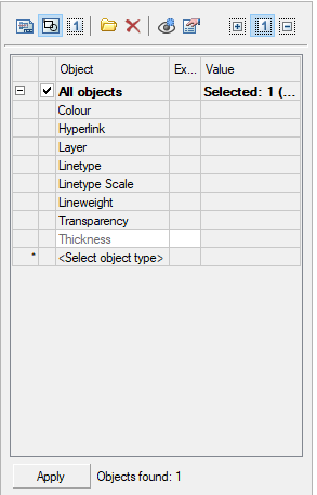CAD software Functional panels 1