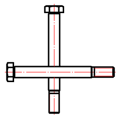 CAD drafting Change hidden mode 6
