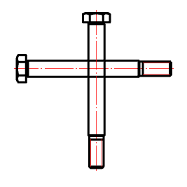CAD drawing Move down 5
