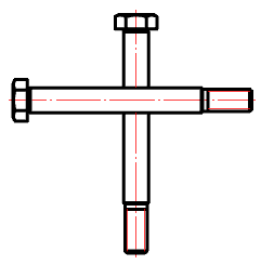 CAD drawing Move down 8