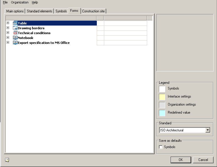 CAD drafting Forms 0