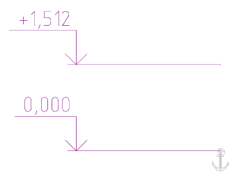 CAD software Elevation mark 7