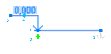 CAD drafting Elevation mark 21