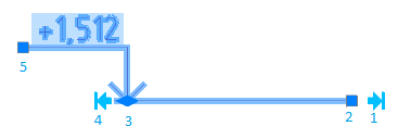 CAD drawing Elevation mark 26