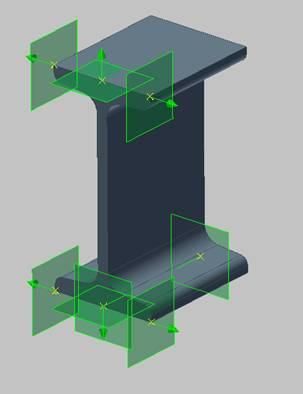 CAD drafting I-profiles GOST 19425 0