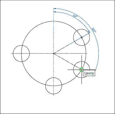 CAD drawing Baseline dimension 14