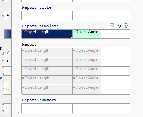 CAD software Create reports 4