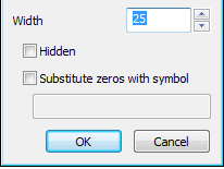 CAD software Editing the size of rows and columns 1