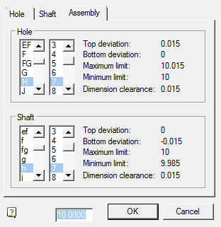 CAD drawing Technical parameters 35
