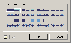 CAD drawing Weld seam 5