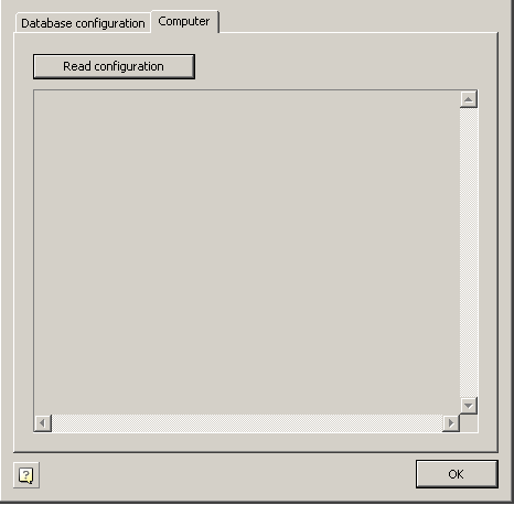CAD drafting Configuration Utility (system data) 0