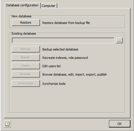 CAD software Configuration Utility 1