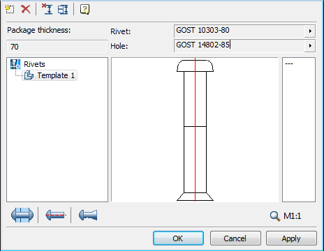 CAD software Rivet joint 7