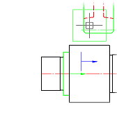 CAD drawing Design pinion shafts 2