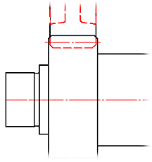 CAD drafting Design pinion shafts 3