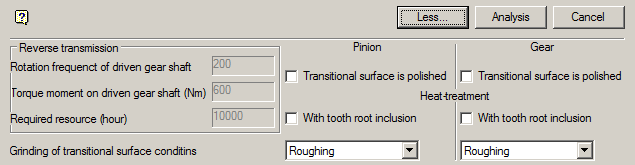 CAD drawing Strength calculation of spur gearing 2