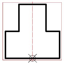 CAD drafting Hatch contour 9