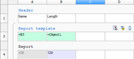 CAD software Create reports 7