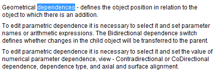 CAD drawing Dependences 2