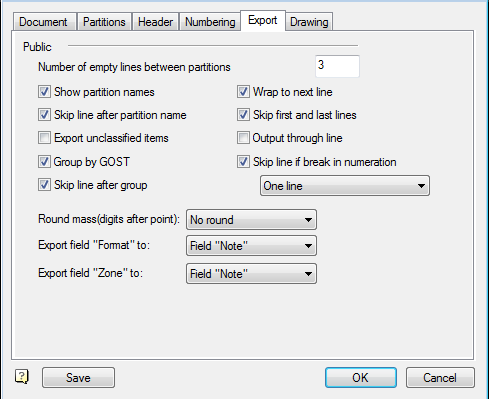 CAD drawing DRAWING SPECIFICATIONS 56