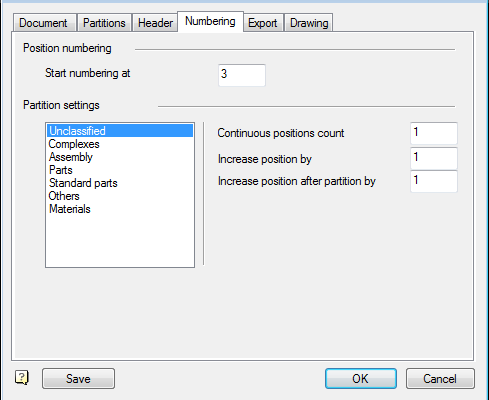 CAD drawing DRAWING SPECIFICATIONS 65