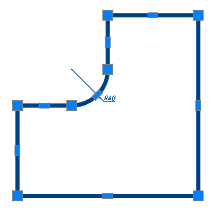CAD drawing Fillet 35