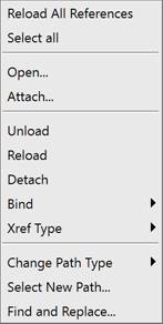 CAD software External References Manager 22