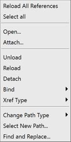 CAD drawing External References Manager 23