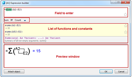 CAD software Cell Properties dialog 4