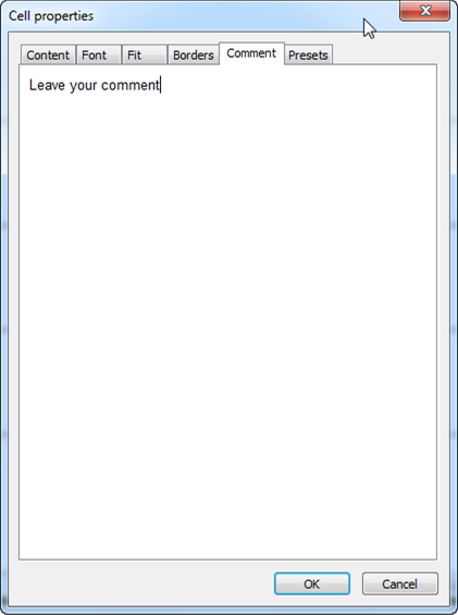 CAD drawing Cell Properties dialog 23