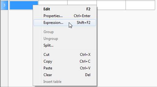 CAD software Cell Properties dialog 28