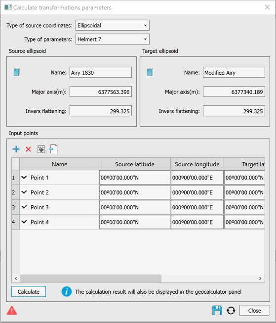 CAD drawing Geocalculator 20