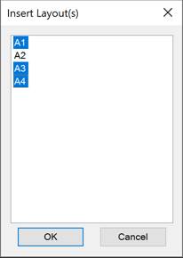 CAD software To create a Layout from a Template 10