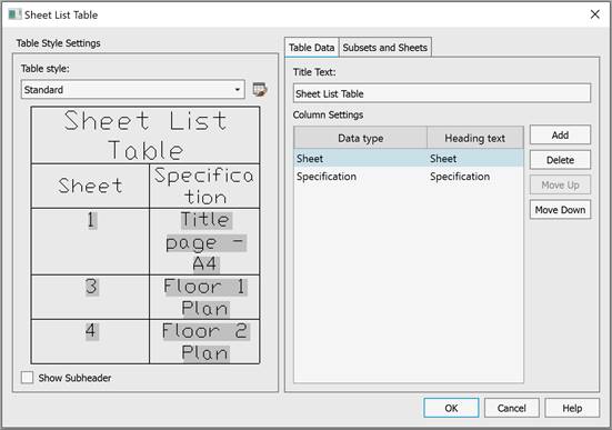 CAD software Actions on sheet set and its elements 19