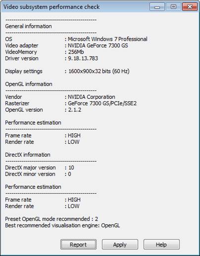 CAD drafting Graphics Hardware Acceleration Settings 6