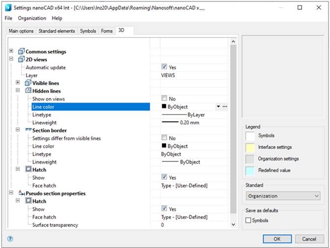 CAD drafting 3D Tab 0