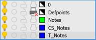 CAD drafting Settings of Layers Profiles 15