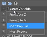 CAD drawing System Variable Monitor 17