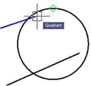 CAD drawing Object Snap Mode OSNAP 29