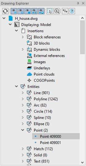 CAD drafting Drawing Explorer Toolbar 9