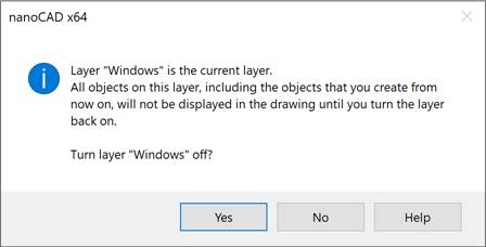 CAD drawing Layers Functional Bar 74