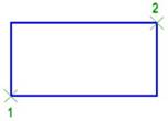 CAD drawing Rectangle 14
