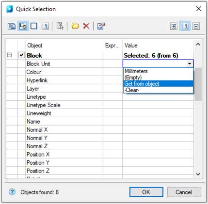 CAD drawing Quick Selection of Objects 26