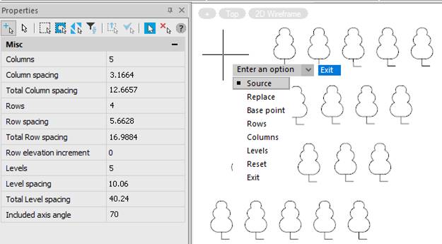 CAD drawing Editing an Array 8
