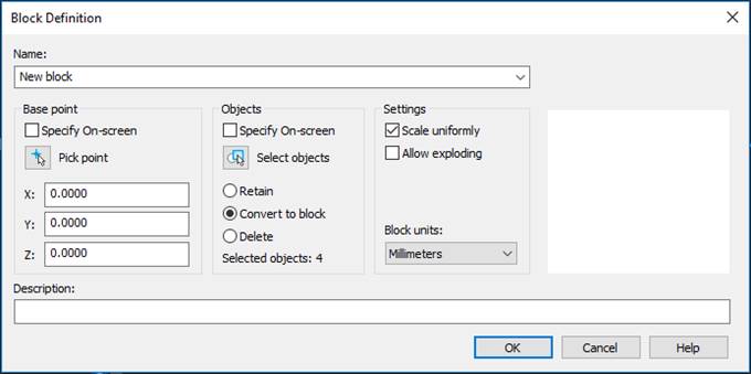 CAD drafting Creating a Block 9