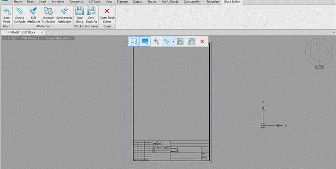 CAD drafting Block Editor 12