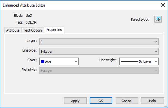 CAD software Editing Attributes of a Block Reference 10