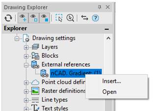 CAD drawing External References Toolbar 29